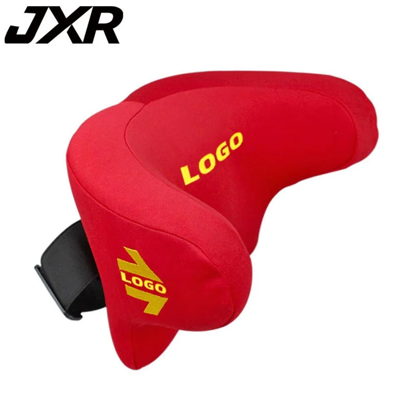 1Pcs MO Car Interior Headrest Seat Head Support Neck Pillow soft memory cotton Seat Support Decor Headrest Backrest Cushion