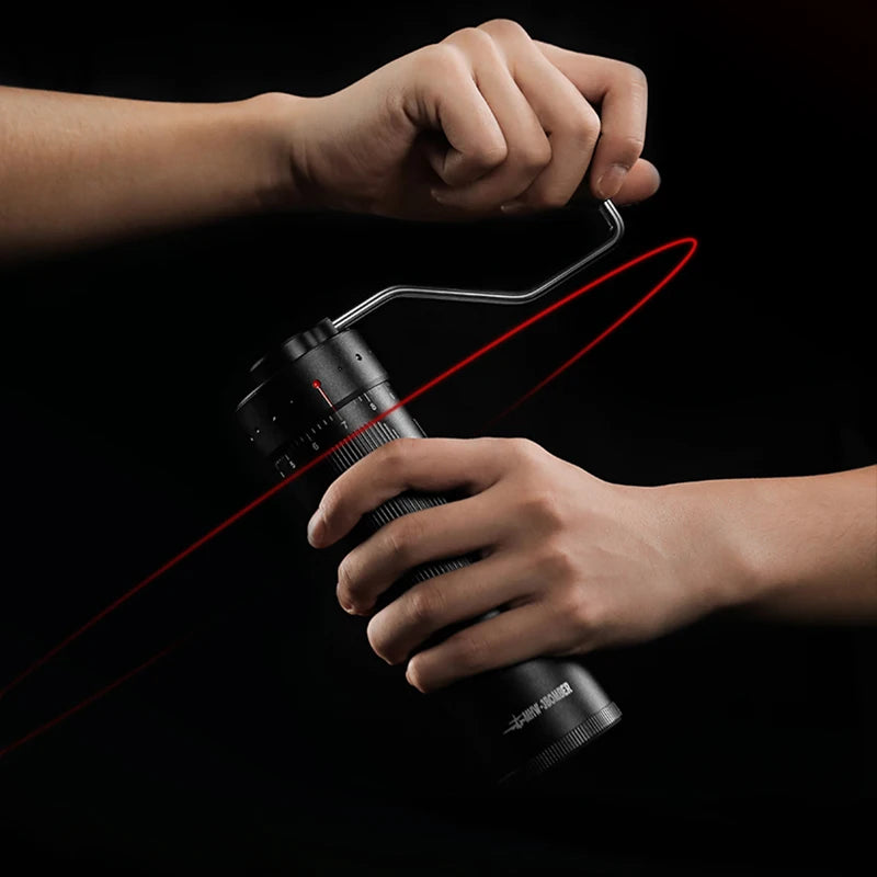 MHW-3BOMBER Manual Coffee Grinder Numerical External Setting Stainless Steel Conical Burr Fit Drip Coffee Espresso Barista Gifts