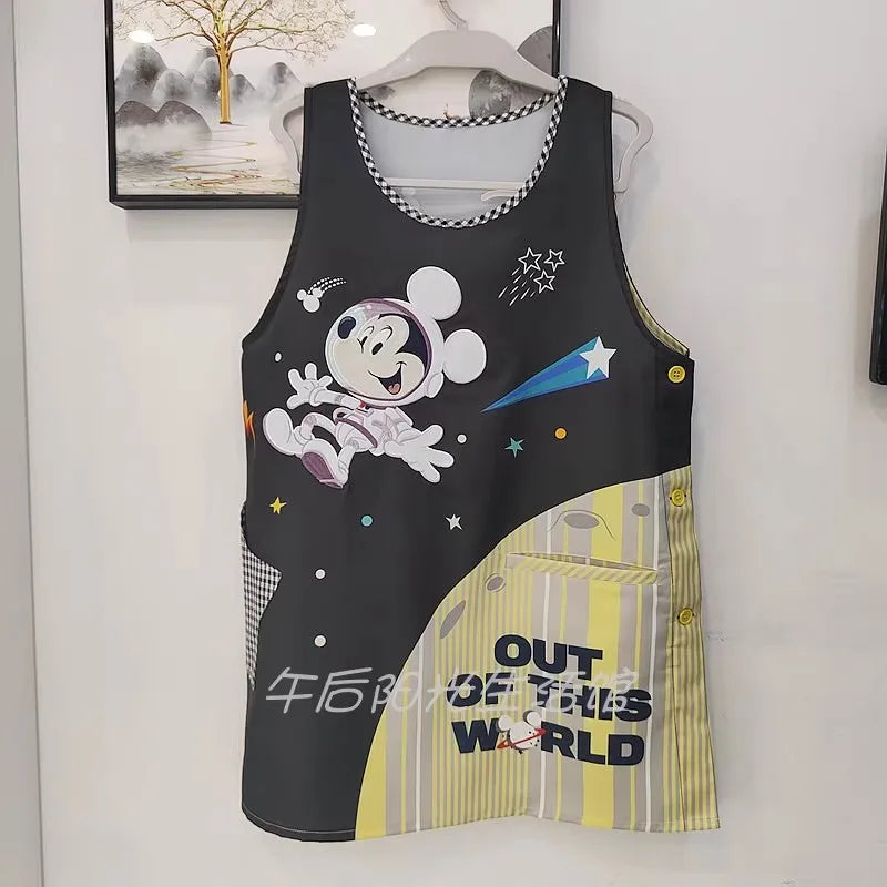 Miniso Hello Kitty Polyester Cotton Adult Apron Women Men Household Kitchen Product Avental De Cozinha Delantal Cocina