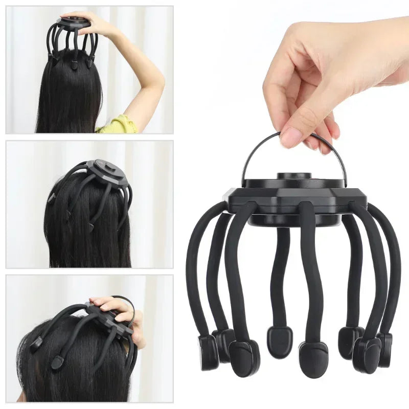 Electric Octopus Head Massager
