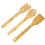 Kitchenware Set Bamboo Spatula Spoon Non-Stick Cooking Spatula Bamboo Spatula Cooking Utensils