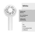 New Portable Handheld Fan 3 Gear Wind Power Angle Adjustable Large Win