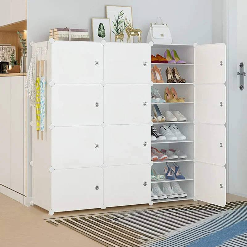 Shoe Rack Simple Home Entrance Indoor Good-Looking Storage Dustproof Dormitory Bedroom Rental House Plastic Shoe Cabinet