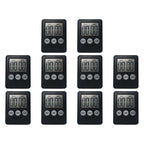 10-1PC Mini Electronic Timer Stopwatch LCD Display for Sports Exercise Baking Cooking Digital Timer Multi-Function Kitchen Timer