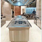 Commercial Kitchen Single Burner Gas Wok Range with One Rear Pot Chinese Cooker Equipment for Restaurant Catering Custom