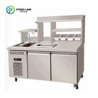 Custom Industrial Stainless Steel Kitchen Table Food Prep Workbench for Commercial Catering Kitchen
