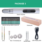 Mini Carving Pen Engraver Speed Regulating Charging Lithium Small Wood DIY Polishing Lettering Pen Electric Nails Machine Set