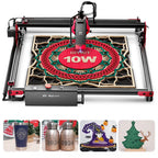 AlgoLaser DIYKIT Laser Engraver 10W Output Power,App Offline Control,Table DIY Engraver Cutter Tool For Metal/Glass/Wood Engrave