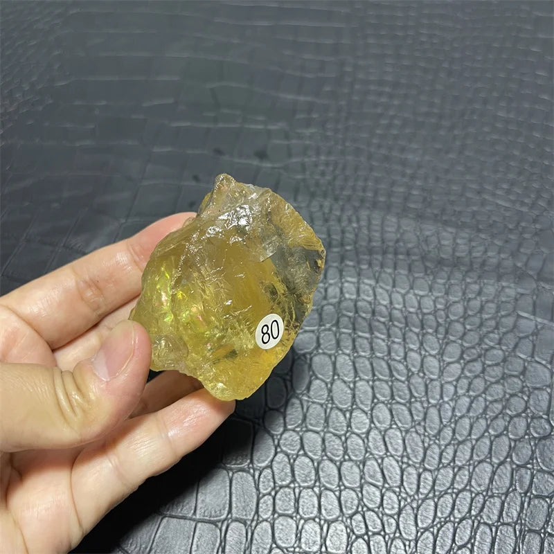 Natural Topaz Crystal Rough Raw Stone Rock Specimen Brazil