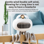 Mini Stroller Fan, Automatic Oscillating Fan, 1200mAh Battery Powered
