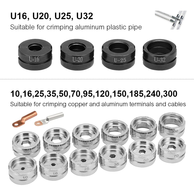 Hydraulic Pipe Crimping Jaw TH U Pipe  for Pex Fittings and V  M  VAU VUS  Pipe press moulds  for Cooper Cube