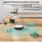 Lefant M310 Robot Vacuum Cleaner 4500PA Powerful Suction 180 Minutes,App/Alexa Control Ideal for Pet Hair and Hard Floors