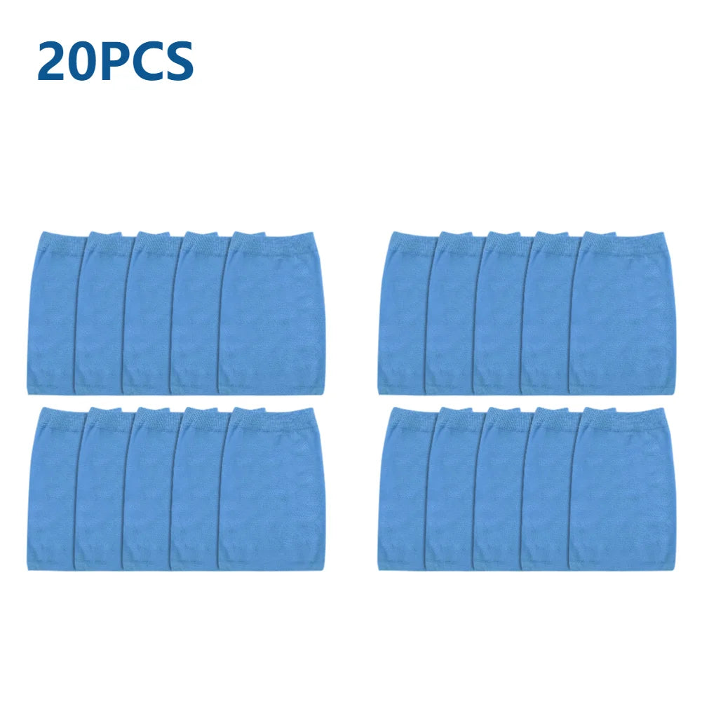 100-10PCS Pool Skimmer Socks Fish Tank Mesh Bag Round Swimming Pool Mesh Filter Cleans Debris and Leaves Baskets Filters
