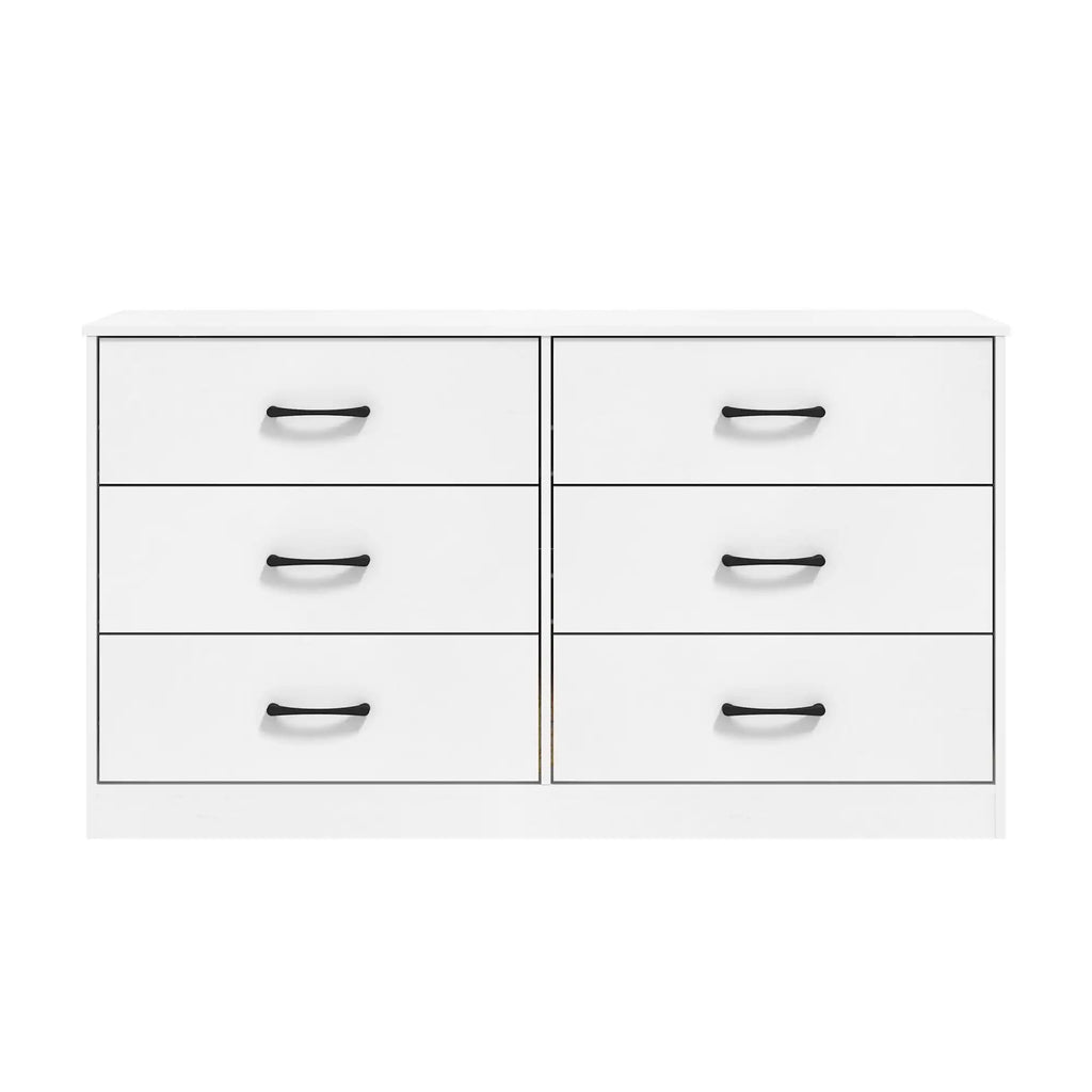 Ardent 6 Drawer Dresser, White