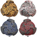 7 in 1 Fingertip Gyro Style Dnd Metal Dice Metal Dnd Dice with D&D Dice Box DND Roulette Dice Spinner for Role-Play Games Player