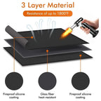 Under Grill Mats For Outdoor Grill Floor Protector Mat Fire Retardant Mat Oil-Proof Heat-Resistant Waterproof Design Good