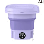 Mini Folding Portable Washing Machine 8L Socks Underwear Panties Retra