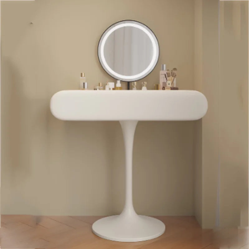 Woman Small Storage Vanity Table Mirror Black Nordic Chair Girl Makeup Desk Dressers Bedroom Drawers Light Coiffeuse Furniture