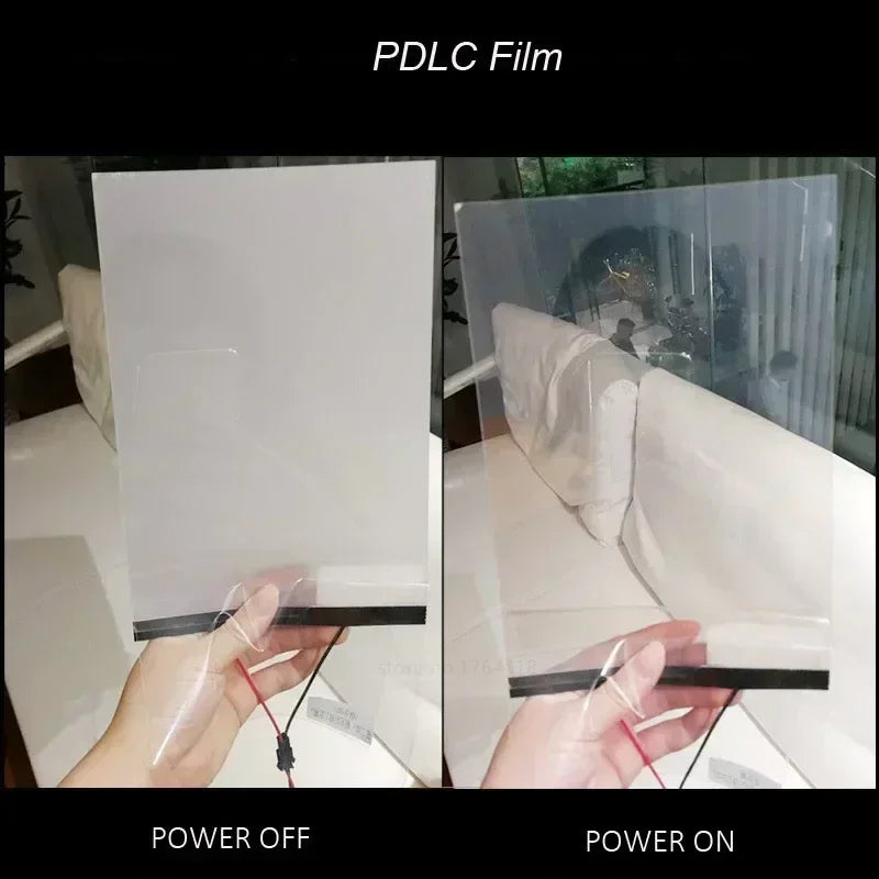 PDLC Smart Glass Window Film Electrochromic Tint Film with Remote Customized Size Switchable Glass Film