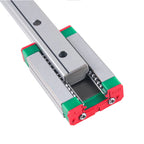 1Pc MGN12 MGN15 MGN9 Miniature Linear Guide Rail Slide 150 200 250 300 400 500 600mm Linear Guide+1Pc MGN-H Block 3D Printer CNC