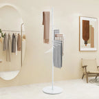 Iron Scarf Display Rack - Floor Standing Spiral Display Rack Clothing Store Hanging Scarf Display Rack Pants Rack