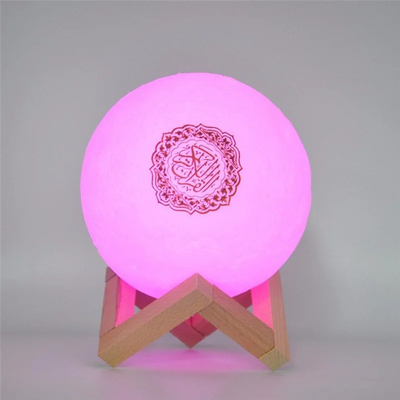 Muslim Night Light 3D Touch Moon with APP Remote Control LED Night Light Moon Light for Bedroom Decoration Coran Lamp