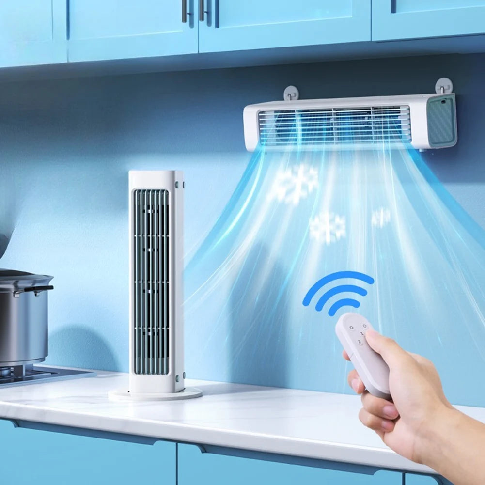 Eary Wall Mounted Silent Fan Office Home Air Cooler Strong Wind Wall H