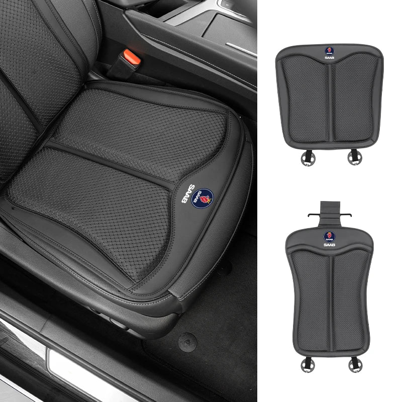 Leather Car Seat Cover Breathable and Non-slip Cars Seat Cushion Pad Car Accessories For SAAB Scania 93 95 9000 900 9-4X 9-7X 9-