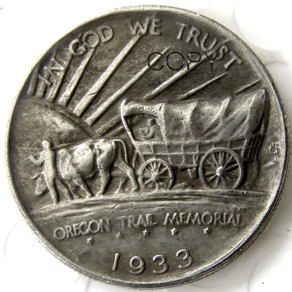 USA 1926-1939-PSD Oregon Commemorative Half Dollar Silver Plated Copy Coin