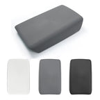 For Tesla Model 3 Y 2023 2025 Armrest Protector Box Cover White Soft TPE Center Console Panel Pad M3H Highland 2024 Accessories