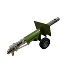 Firecracker Artillery Cannon Stainless Steel Mini Cannon Model Firecracker Launcher Model for Outdoor Games and Collectors