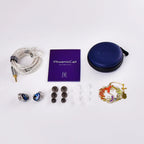 New Celest Phoenixcall Headphones 1DD+2BA+2 Flat Panel Driver in-Ear Earphone Monitors 5 Hybrid Drivers Headset for IEMs Cable
