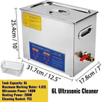 VEVOR 2L 3L 6L 10L 15L 22L 30L Ultrasonic Cleaner Lave-Dishes Portable Washing Machine Diswasher Ultrasound Home Appliances