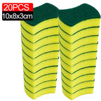 Magic Double-sided Highly Absorbent Sponge Kitchen Clean Pot Rust Stain Sponges Grease Cleaning Brush Cleaner Tools Wholesale