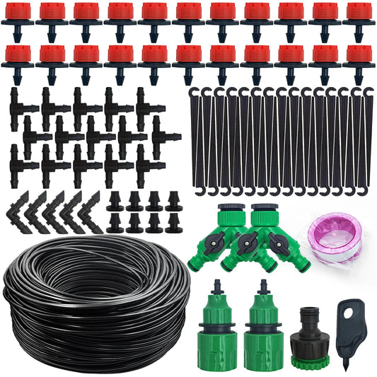 5-20M Drip Irrigation System Plant Watering Set Watering Kits Adjustable Drippers For Irrigation Micro Garden Watering System