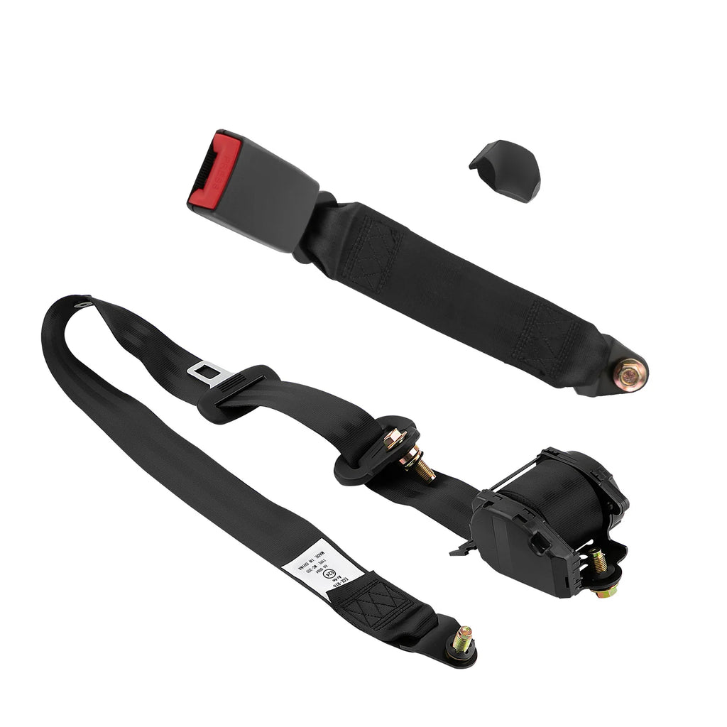 1x 3 Point Adjustable  Belts Universal For Rear Side Seats Of Trucks