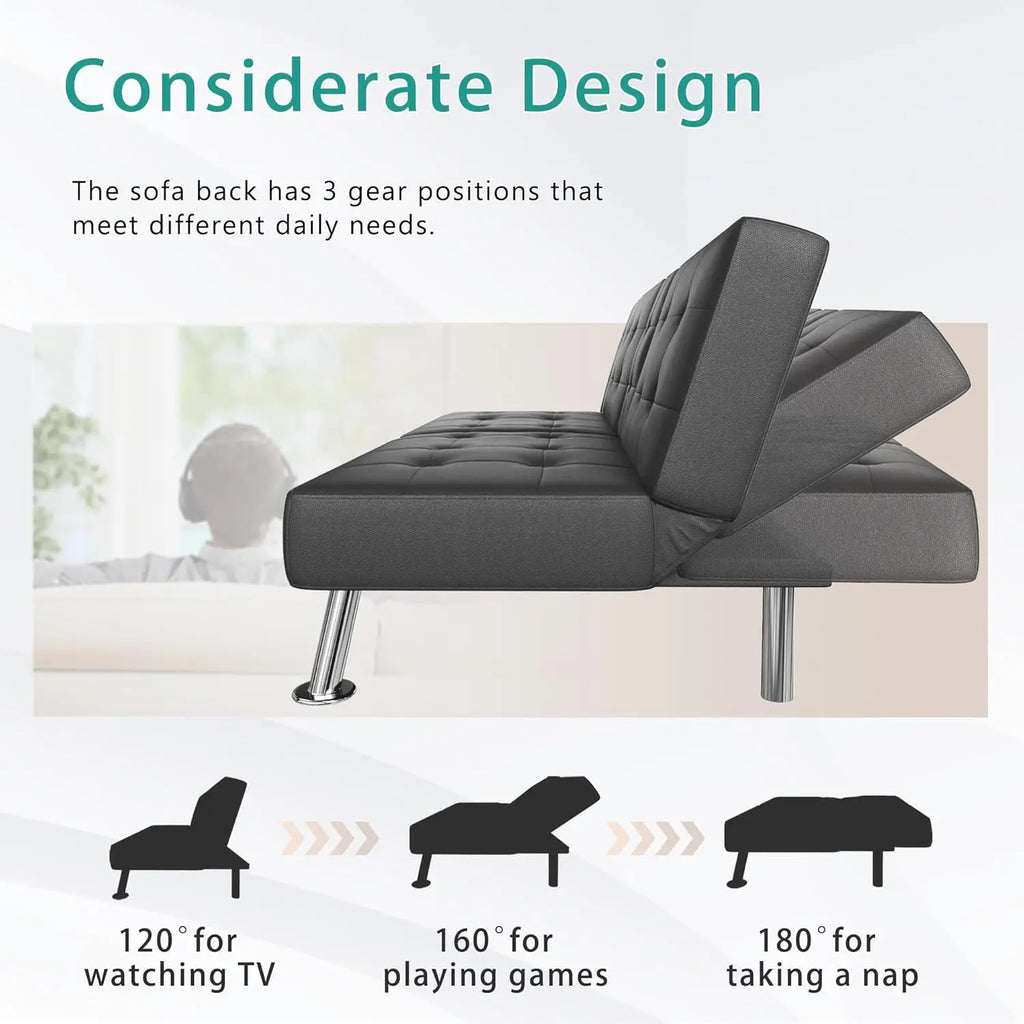 Modern Folding Futon Sofa Bed