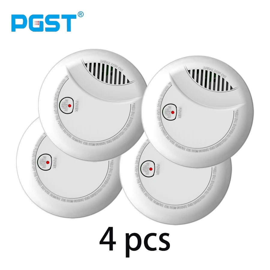 Smoke Detector Fire Alarm 10 Year Life Smoke Sensor For Home Security Smoke Alarm Photoelectric Sensor Battery Powered