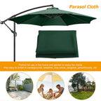 6 Bones Umbrella Replacement Canopy Without Stand 2m Parasol Umbrella Cover Waterproof UV Protection for Outdoor Beach Garden