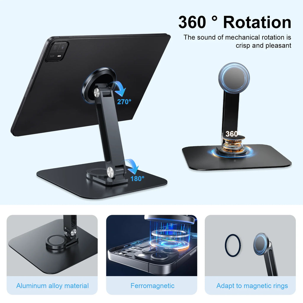 Black Magnetic Metal Stand