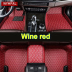 Car Floor Mats For Nissan Leaf ZE1 2018~2022 Luxury Leather Mat Durable Pad pets Interior Parts Rugs Set Accessories 2019