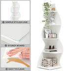 Stylish Corner Bookcase