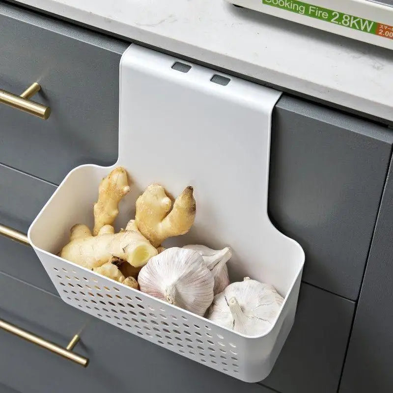 Kitchen Cabinet Door Interior Storage Shelf And Box, Hanging Hook Behind The Door, Kitchen Cabinet Door Basket Shelf BasketsOver