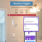 Tuya Zigbee 3.0 PIR Human Motion Sensor Luminance Detector With Temperture Humidiity Detection Smart Life Security Alarm Sensor