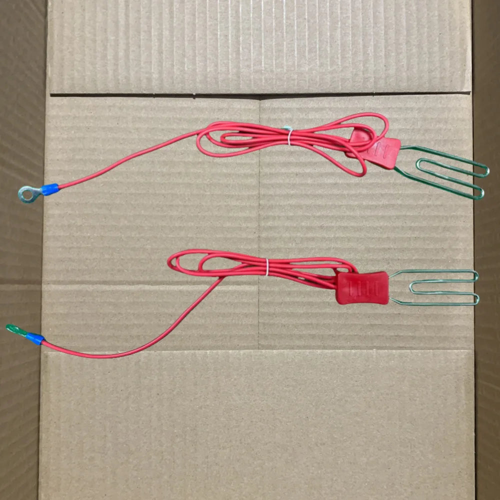 Electric Fence Alligator Clips Ground Connection For Farm Livestock Animals Energizer to Polywire Polytape Kits Cable Connectors