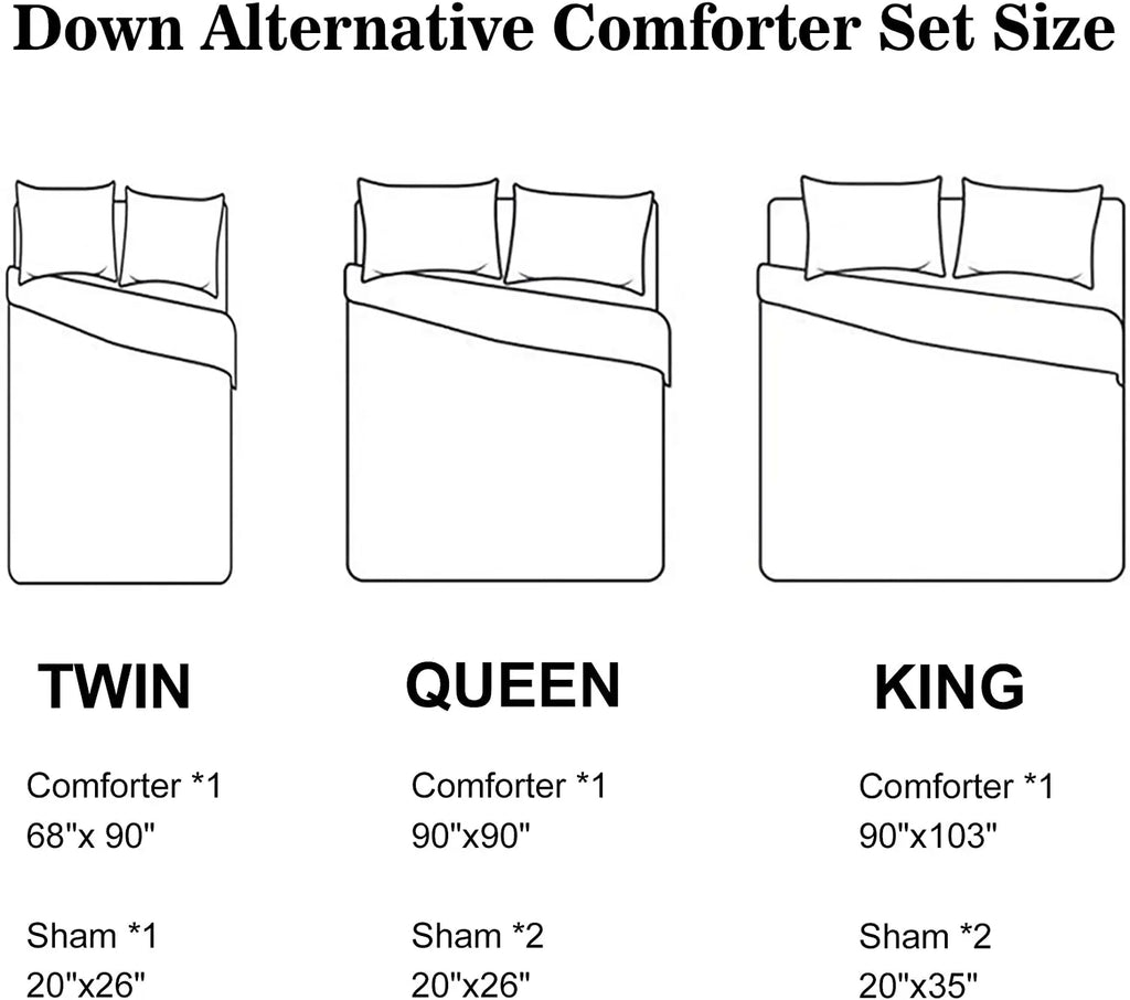 2-Pieces Gray Geometric Polyester Twin Bedding Comforter Set