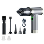 Turbofan Air Blower 150000RPM Mini Turbo Jet Fan Brushless Motor Handheld Duct Fan Portable Charging Cleaning Car Vacuum Cleaner