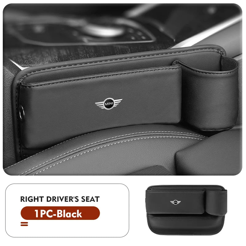 Car Cup Holder Organizer Crevice Gap Filler Stuff Storage Box For MINI Cooper One JCW R56 Countryman Clubman R50 R53 R58