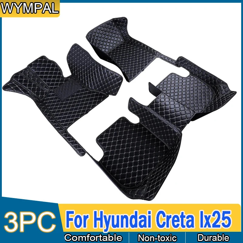 Car Floor Mats For Hyundai Creta Ix25 Ix 25 2024 2023 2022 2021 2020 Auto Interior Accessories Product Automobiles Cover Product