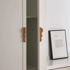 Wooden Handles Natural Kitchen Furniture Wooden Handle Solid Wood Handles for Cabinets and Drawers Closet Dresser Wardrobe Pulls